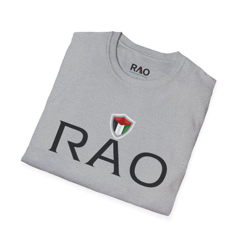 Unisex Softstyle T-Shirt with RAO Logo, Stylish Casual Tee for Everyday Wear, Gift for Fashion Lovers, Comfortable Summer Apparel