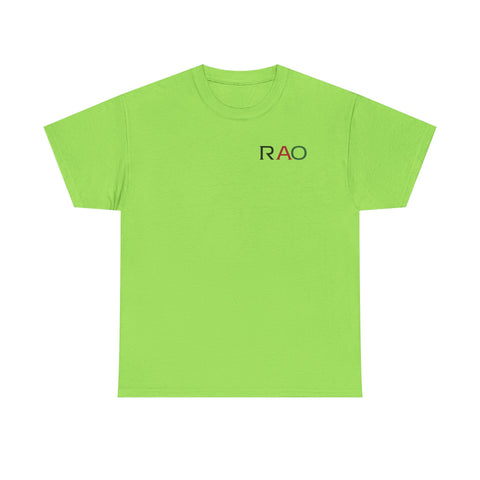 Unisex Cotton Tee - Minimalist RAO Design, Casual Wear, Gift for Him/Her, Birthday, Everyday Fashion, Graphic Tee