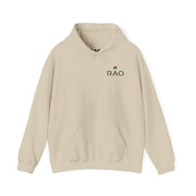 RAO Resistance Against Oppression Unisex Hoodie | Small Left Chest Logo with Palestinian Shield Flag & Map Design | Eco-Friendly Cultural Streetwear