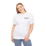 Unisex Cotton Tee - Minimalist RAO Design, Casual Wear, Gift for Him/Her, Birthday, Everyday Fashion, Graphic Tee