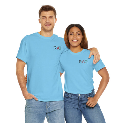 Unisex Cotton Tee - Minimalist RAO Design, Casual Wear, Gift for Him/Her, Birthday, Everyday Fashion, Graphic Tee