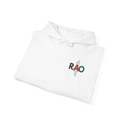 RAO Resistance Against Oppression Unisex Hoodie | Small Palestinian Map with RAO Flag Letters Design | Cultural Streetwear Sweatshirt
