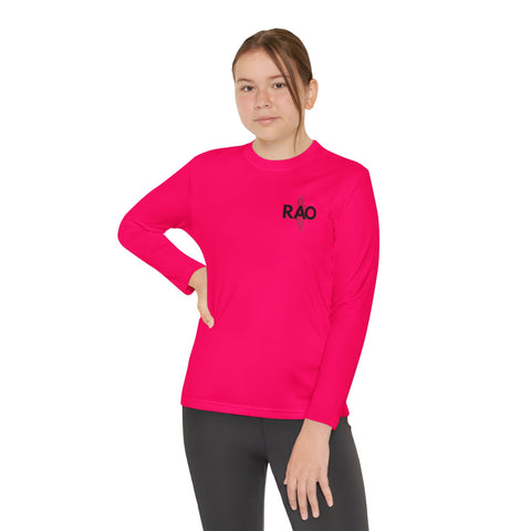 Youth Long Sleeve Athletic Tee | Cool Casual Wear, Sports Outfits, Activewear, Gift for Young Athletes, Everyday Style, Fitness Apparel