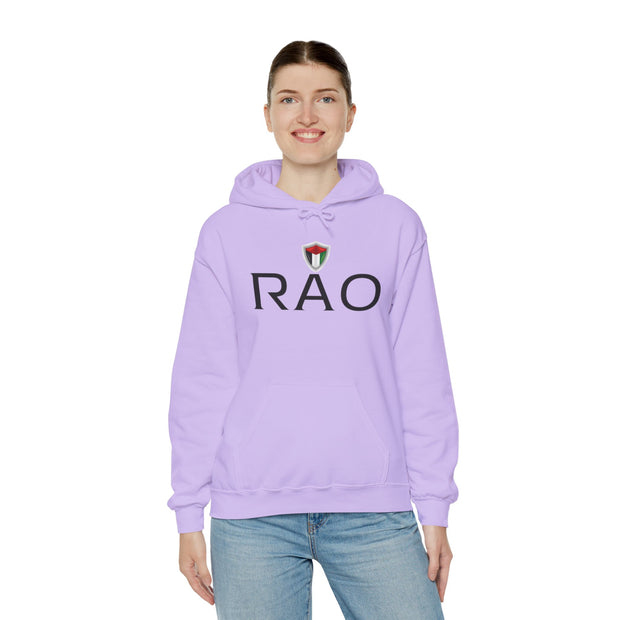 Stylish Unisex Hoodie with RAO Logo, Cozy Casual Wear, Gift for Him/Her, Perfect for Every Season, Ideal for Lounging or Outings