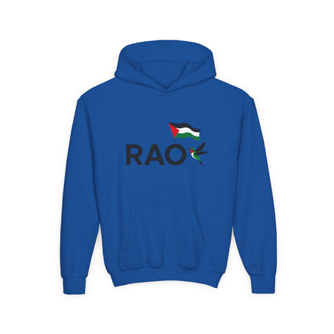 Palestinian Pride Youth Hoodie, Statement Sweatshirt, Gift for Activists, Casual Wear, Comfortable Streetwear, Cultural Expression