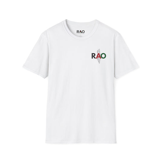 Unisex Softstyle T-Shirt with RAO Design, Casual Tee, Gift for Him/Her, Summer Wear, Everyday Essentials, Comfortable Fashion