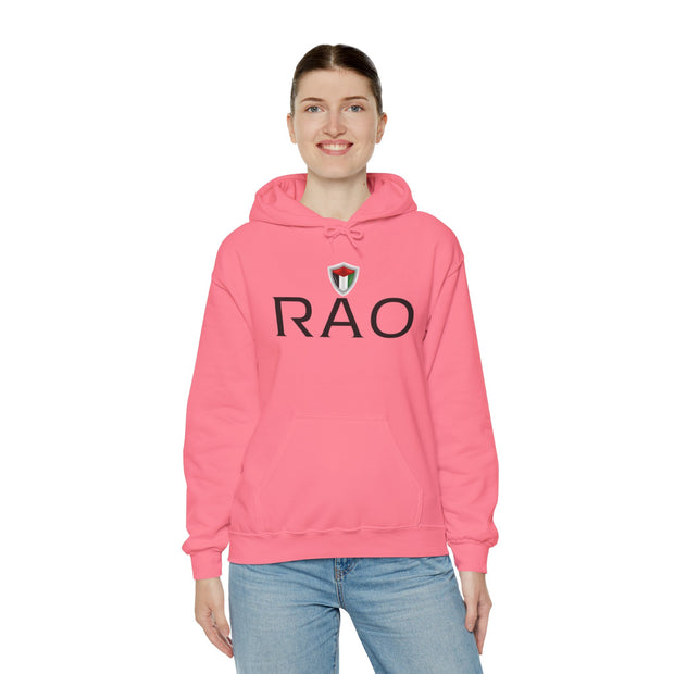Stylish Unisex Hoodie with RAO Logo, Cozy Casual Wear, Gift for Him/Her, Perfect for Every Season, Ideal for Lounging or Outings