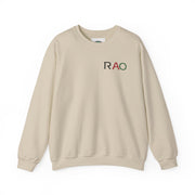 Stylish Unisex Crewneck Sweatshirt with 'RAO' Design, Cozy Casual Wear, Perfect for Everyday, Gifts, Holidays