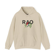 RAO Unisex Hoodie | Resistance Against Oppression Logo with Olive Leaves | Cultural Streetwear, Comfortable Eco-Friendly Fashion