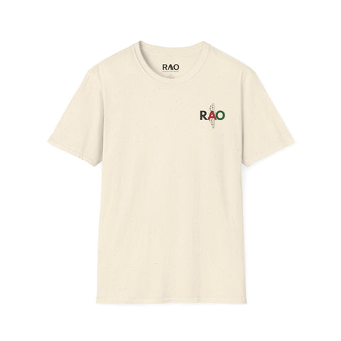 Unisex Softstyle T-Shirt with RAO Design, Casual Tee, Gift for Him/Her, Summer Wear, Everyday Essentials, Comfortable Fashion