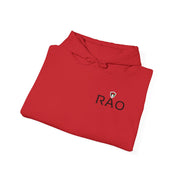 RAO Resistance Against Oppression Unisex Hoodie | Small Left Chest Logo with Palestinian Shield Flag & Map Design | Eco-Friendly Cultural Streetwear