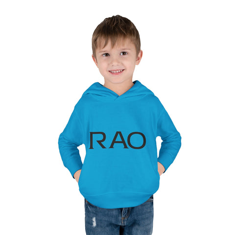 Stylish Toddler Pullover Fleece Hoodie with RAO Design, Cozy Kids Hoodie, Unique Gift for Toddlers, Baby Shower Present, Everyday Wear