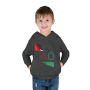 Toddler Fleece Hoodie with RAO Design, Cozy Kids Hoodie, Cute Pullover Sweatshirt, Birthday Gift for Toddlers, Fun Wear for Playtime