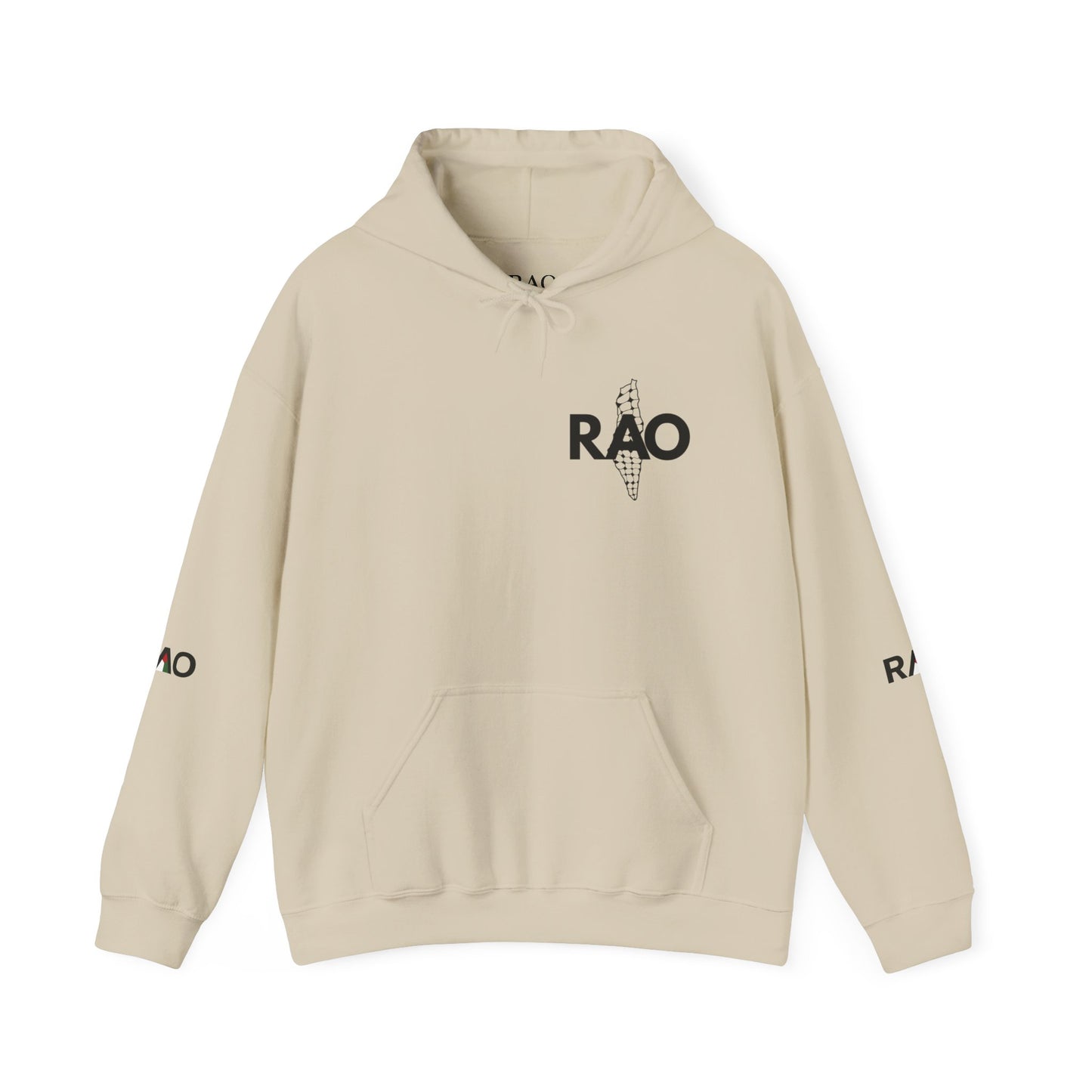 RAO Signature Palestine Hoodie | Premium Olive Branch Pullover | Minimalist Unisex Streetwear