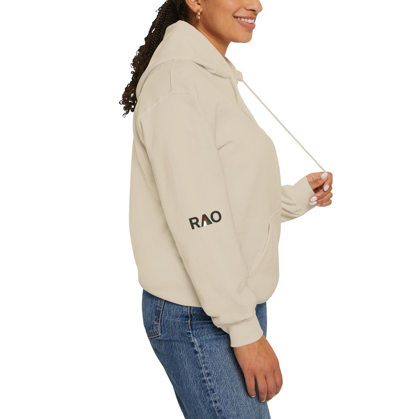 RAO Signature Palestine Hoodie | Premium Olive Branch Pullover | Minimalist Unisex Streetwear