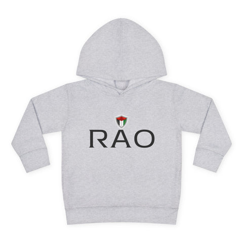 Adorable Toddler Pullover Fleece Hoodie with RAO Design, Kids Winter Coat, Cute Children's Apparel, Perfect for Playdates, Birthday Gifts