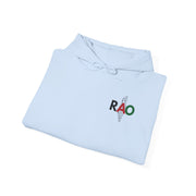 RAO Resistance Against Oppression Unisex Hoodie | Small Palestinian Map with RAO Flag Letters Design | Cultural Streetwear Sweatshirt
