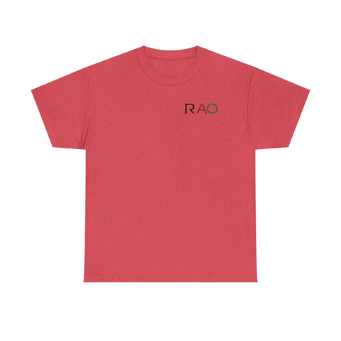 Unisex Cotton Tee - Minimalist RAO Design, Casual Wear, Gift for Him/Her, Birthday, Everyday Fashion, Graphic Tee