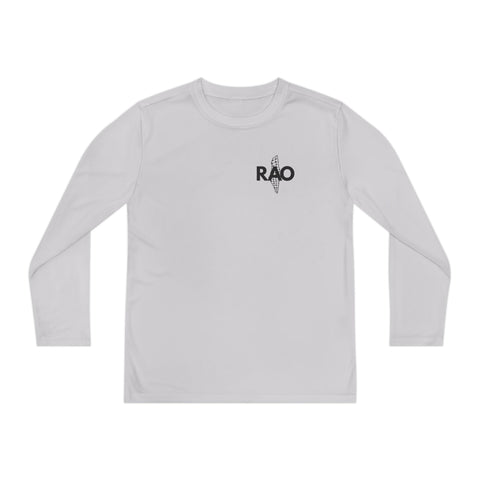 Youth Long Sleeve Athletic Tee | Cool Casual Wear, Sports Outfits, Activewear, Gift for Young Athletes, Everyday Style, Fitness Apparel