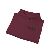 RAO Resistance Against Oppression Unisex Hoodie | Left Chest Logo with Horizontal Palestinian Flag & RAO Letters | Cultural Streetwear, Eco-Friendly Comfort