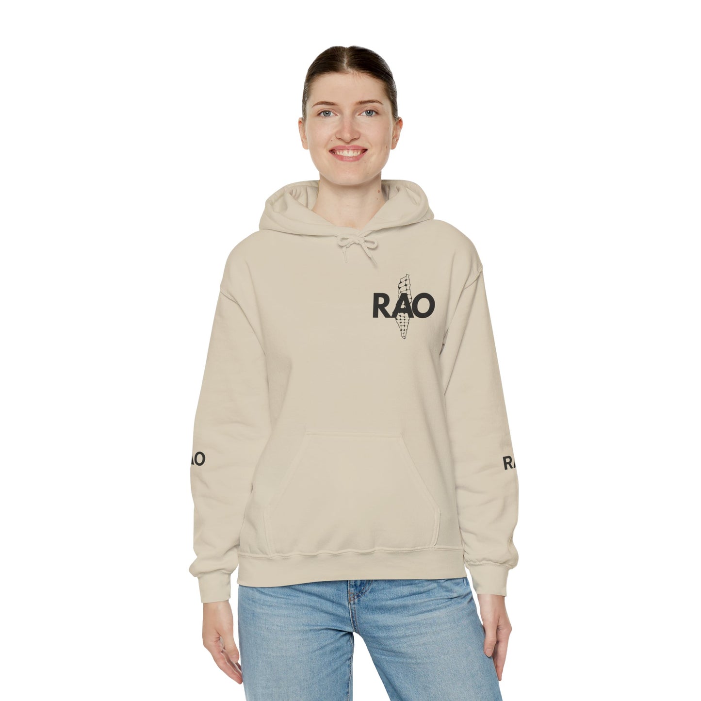RAO Signature Palestine Hoodie | Premium Olive Branch Pullover | Minimalist Unisex Streetwear