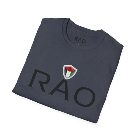 Unisex Softstyle T-Shirt with RAO Logo, Stylish Casual Tee for Everyday Wear, Gift for Fashion Lovers, Comfortable Summer Apparel