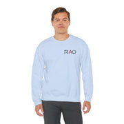 Stylish Unisex Crewneck Sweatshirt with 'RAO' Design, Cozy Casual Wear, Perfect for Everyday, Gifts, Holidays