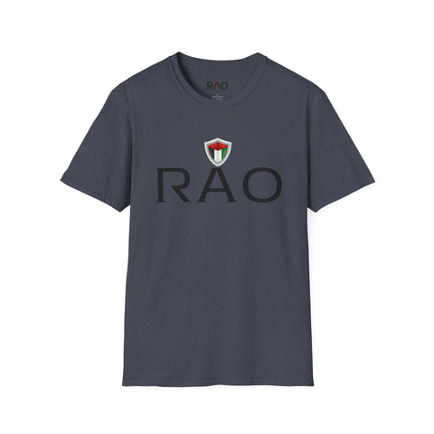 Unisex Softstyle T-Shirt with RAO Logo, Stylish Casual Tee for Everyday Wear, Gift for Fashion Lovers, Comfortable Summer Apparel