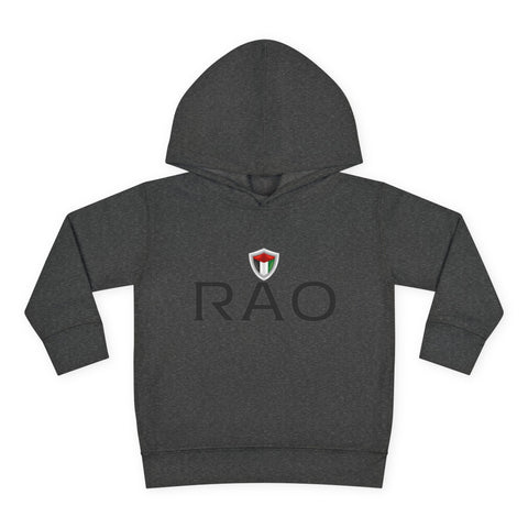 Adorable Toddler Pullover Fleece Hoodie with RAO Design, Kids Winter Coat, Cute Children's Apparel, Perfect for Playdates, Birthday Gifts