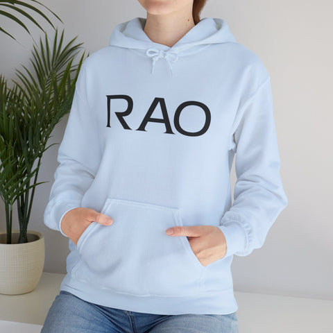 Minimalist RAO Hoodie - Cozy Unisex Sweatshirt for Casual Style, Gifts, Streetwear, Everyday Comfort, Trendy Apparel