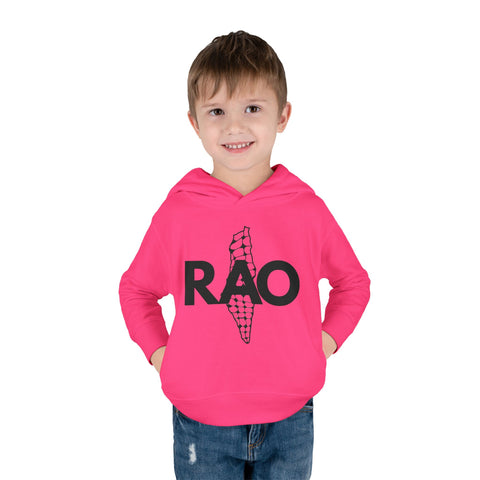 Cute Toddler Pullover Hoodie with RAO Design, Kids Fleece Hoodie, Toddler Clothing, Cozy Playwear, Gift for Children, Fun Casual Outfit