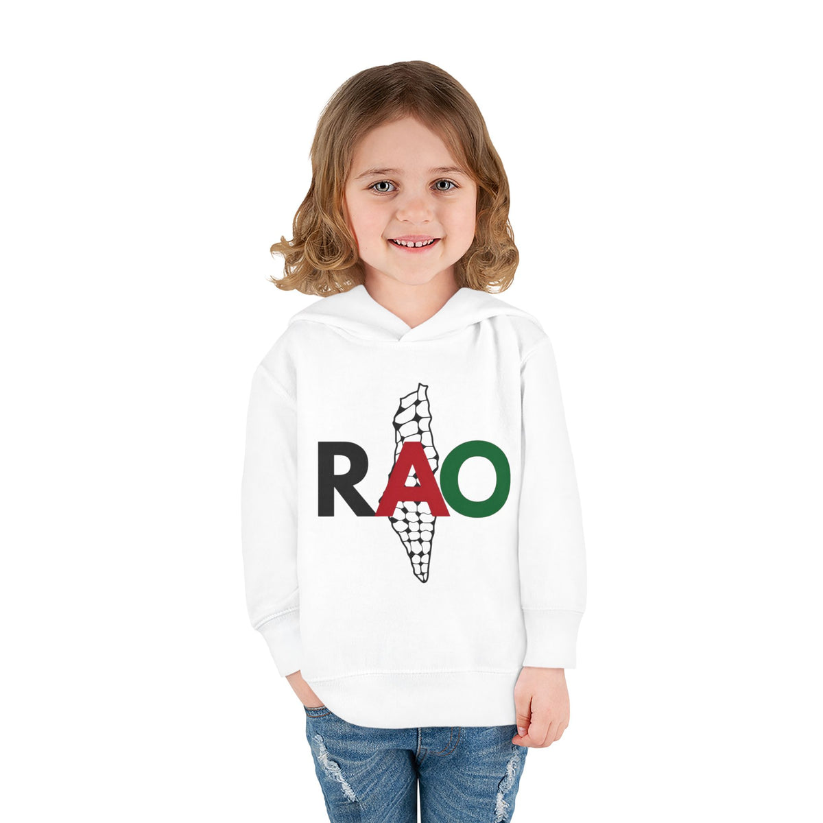 RAO Palestinian Toddler Hoodie – Palestine Heritage Kids Fleece Pullover