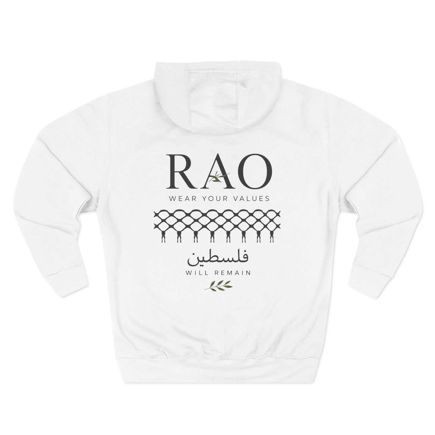 Palestine Keffiyeh Pattern Hoodie – Arabic Palestinian Streetwear | RAO