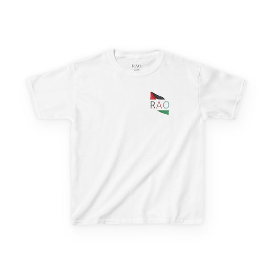 Palestinian Kids T-Shirt – RAO Palestine Map Heritage Shirt