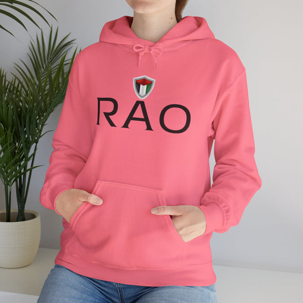 Stylish Unisex Hoodie with RAO Logo, Cozy Casual Wear, Gift for Him/Her, Perfect for Every Season, Ideal for Lounging or Outings