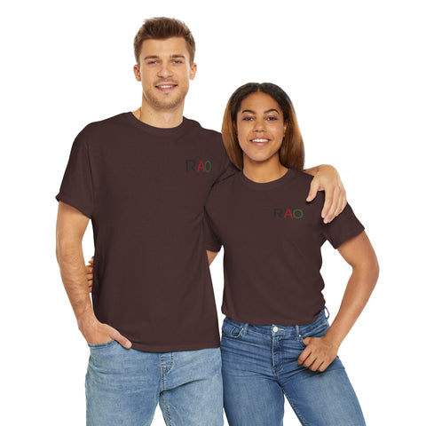 Unisex Cotton Tee - Minimalist RAO Design, Casual Wear, Gift for Him/Her, Birthday, Everyday Fashion, Graphic Tee