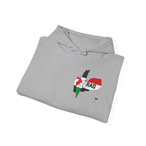 RAO Unity Hoodie: Palestine & Yemen Heavy Blend Hooded Sweatshirt