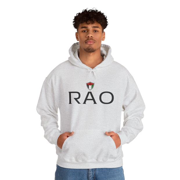 Stylish Unisex Hoodie with RAO Logo, Cozy Casual Wear, Gift for Him/Her, Perfect for Every Season, Ideal for Lounging or Outings
