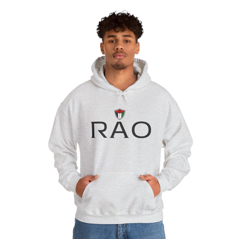 Stylish Unisex Hoodie with RAO Logo, Cozy Casual Wear, Gift for Him/Her, Perfect for Every Season, Ideal for Lounging or Outings