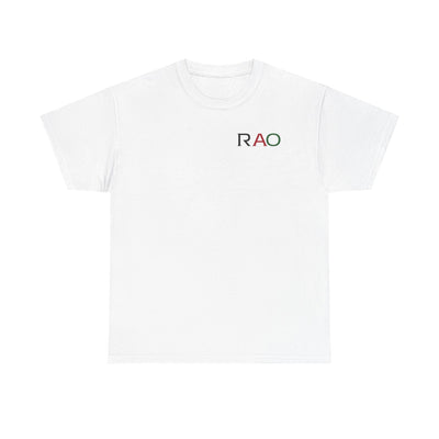 Unisex Cotton Tee - Minimalist RAO Design, Casual Wear, Gift for Him/Her, Birthday, Everyday Fashion, Graphic Tee