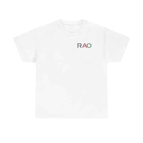 Unisex Cotton Tee - Minimalist RAO Design, Casual Wear, Gift for Him/Her, Birthday, Everyday Fashion, Graphic Tee