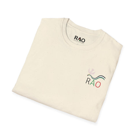 RAO Minimalist Unisex Softstyle T-Shirt | Perfect Everyday Wear, Casual Outing, Gift for Friends, Summer Essential, Eco-Friendly Fashion