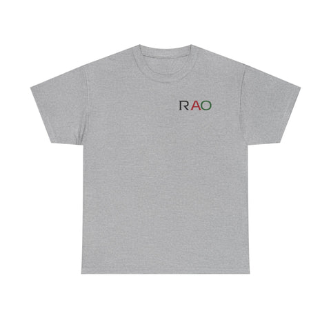 Unisex Cotton Tee - Minimalist RAO Design, Casual Wear, Gift for Him/Her, Birthday, Everyday Fashion, Graphic Tee
