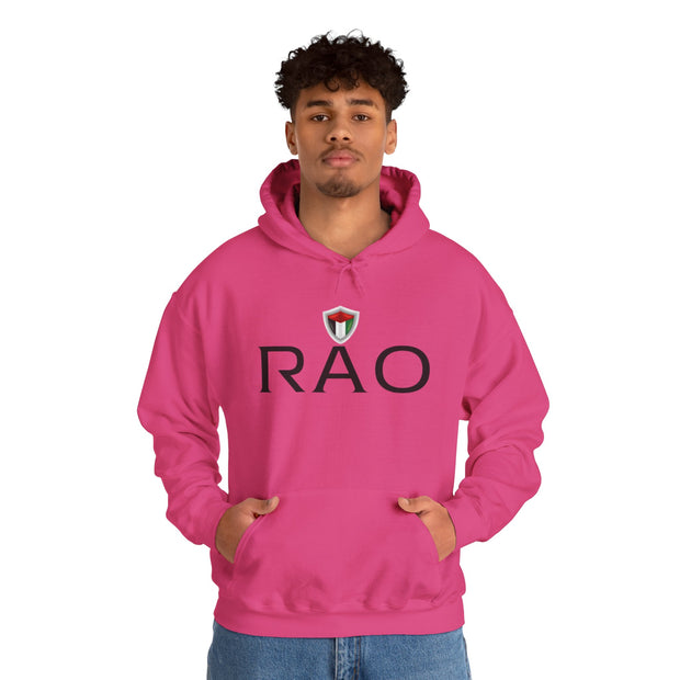 Stylish Unisex Hoodie with RAO Logo, Cozy Casual Wear, Gift for Him/Her, Perfect for Every Season, Ideal for Lounging or Outings