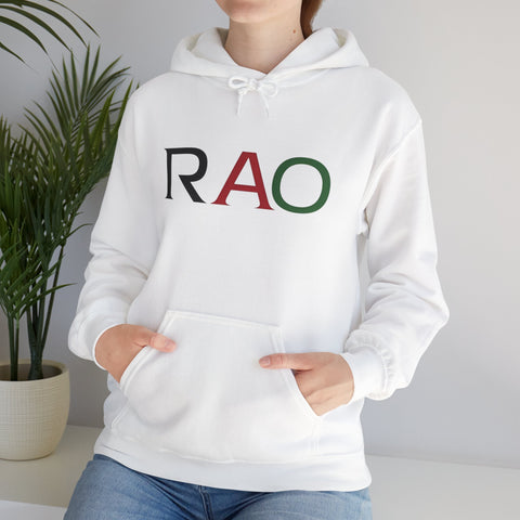 Minimalist RAO Unisex Hooded Sweatshirt - Casual Comfort for Every Occasion
