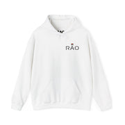 RAO Resistance Against Oppression Unisex Hoodie | Small Left Chest Logo with Palestinian Shield Flag & Map Design | Eco-Friendly Cultural Streetwear