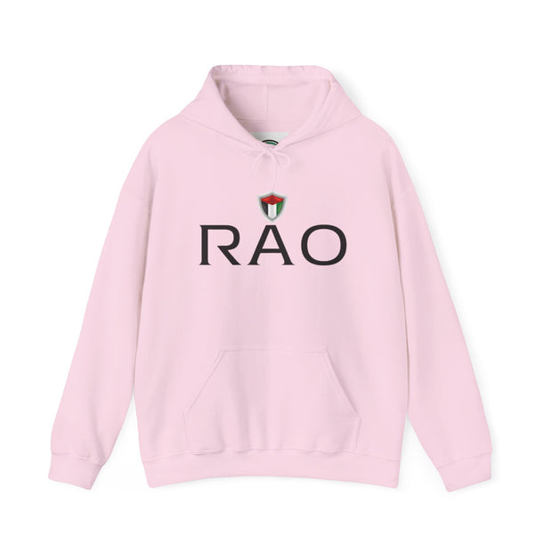 Stylish Unisex Hoodie with RAO Logo, Cozy Casual Wear, Gift for Him/Her, Perfect for Every Season, Ideal for Lounging or Outings