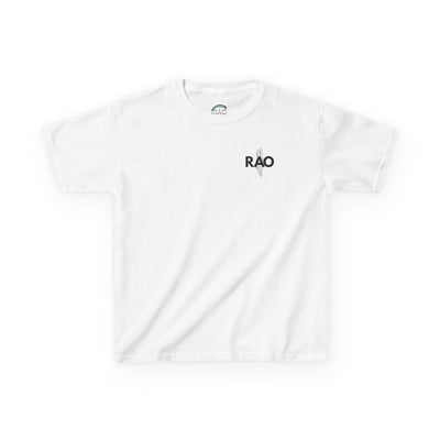 Kids Graphic Tee with RAO Design, Unisex Cotton Shirt, Gift for Boys and Girls, Birthday Outfit, Casual Wear, Summer Tee