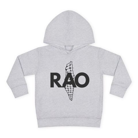 Cute Toddler Pullover Hoodie with RAO Design, Kids Fleece Hoodie, Toddler Clothing, Cozy Playwear, Gift for Children, Fun Casual Outfit