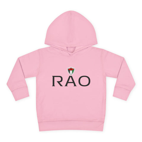 Adorable Toddler Pullover Fleece Hoodie with RAO Design, Kids Winter Coat, Cute Children's Apparel, Perfect for Playdates, Birthday Gifts